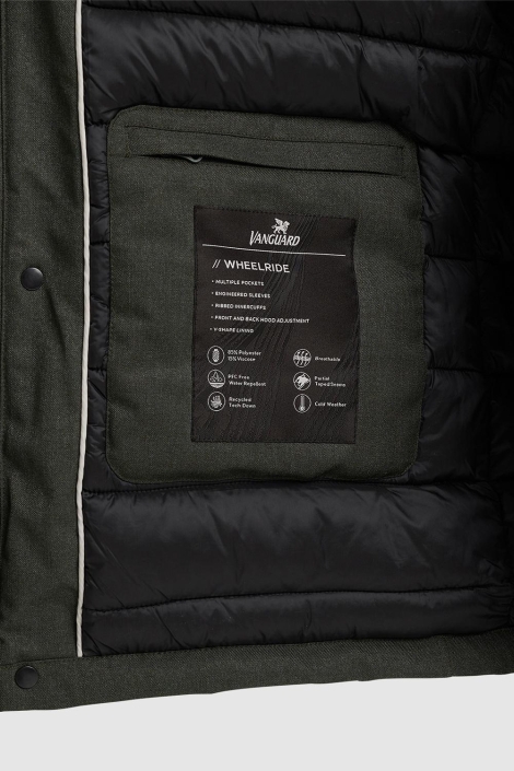 Vanguard parka jacket melange twill